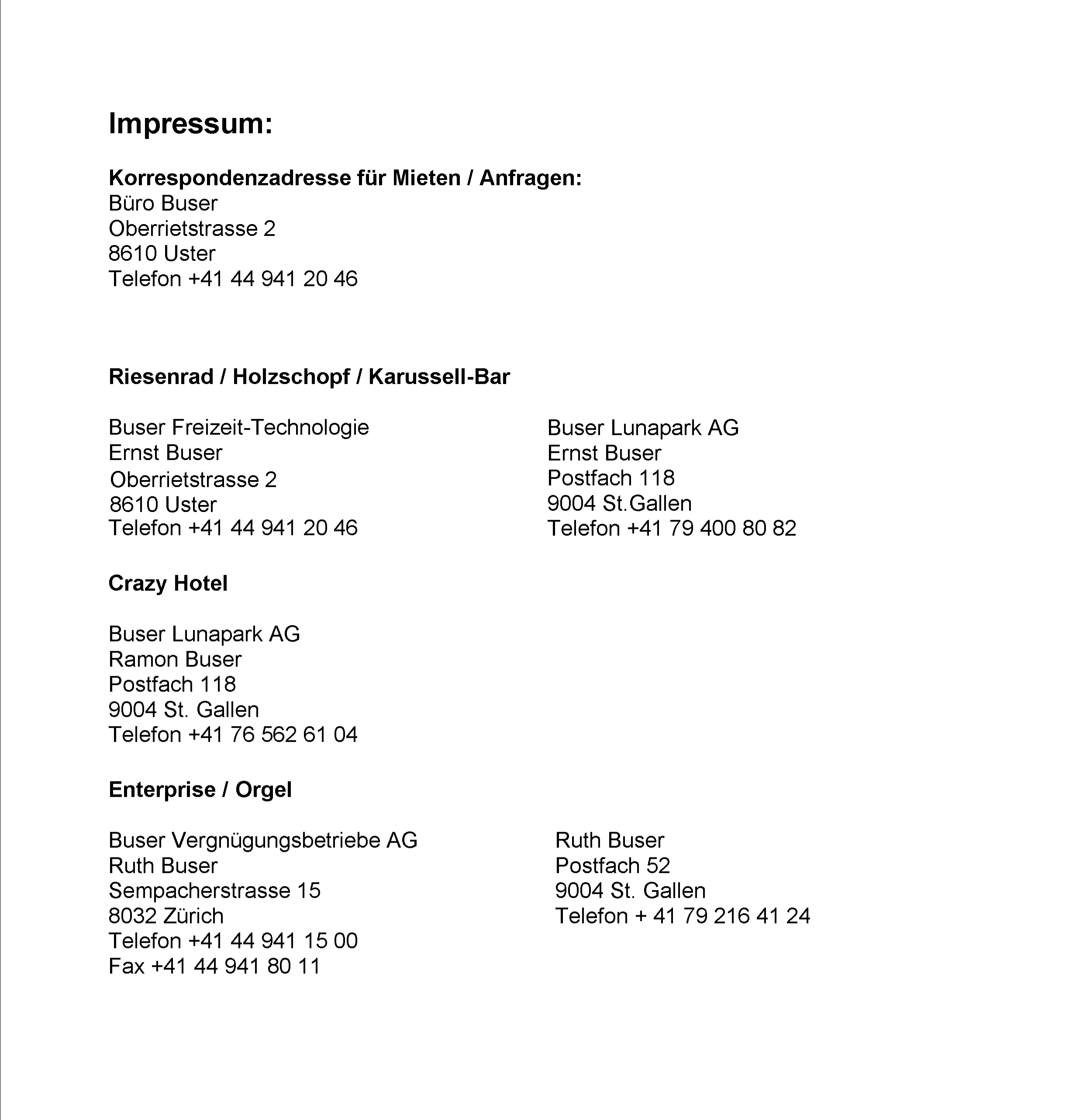 Impressum
